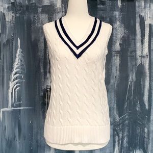 Lauren Active Ralph Lauren Classic Tennis Vest - Vintage